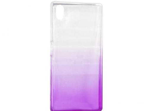 Крышка задняя для Sony Xperia Z5 Силикон Фиолетовый