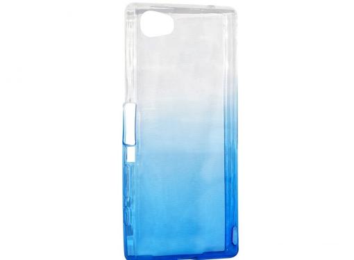 Крышка задняя для Sony Z5 MINI/Z5 COMPACT Силикон Синий