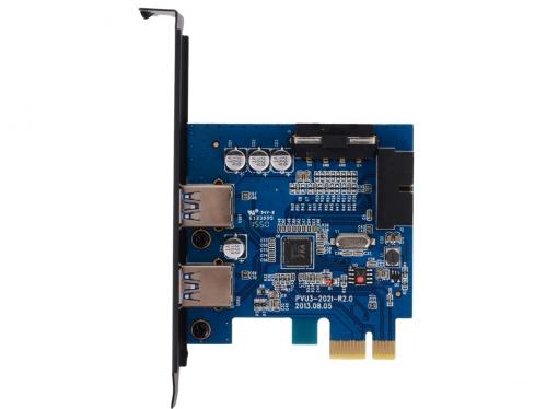 Контроллер PCI-E Orico PVU3-2O2I  OUT:USB 3.0*2 IN:USB3.0 20pin