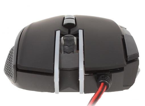 Мышь лазерная игровая QCYBER  ALIEN,10000 DPI, 9 программируемых кнопок, регулируемый вес, USB2.0, настраиваемая подсветка, П.О.