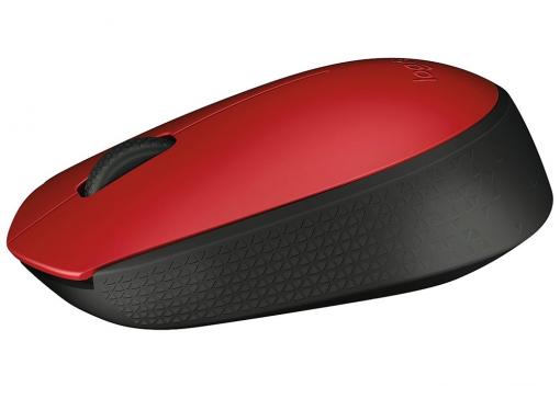 Мышь (910-004641) Logitech Wireless Mouse M171, Red