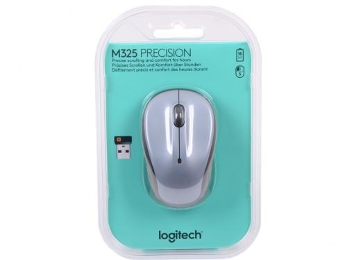Мышь (910-002334) Logitech Wireless Mouse M325  Light Silver