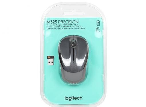 Мышь (910-002142) Logitech Wireless Mouse M325  Dark Silver