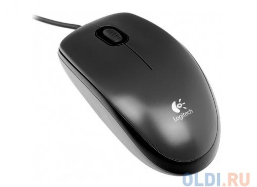 Мышь (910-005003) Logitech Mouse M100 Grey USB NEW