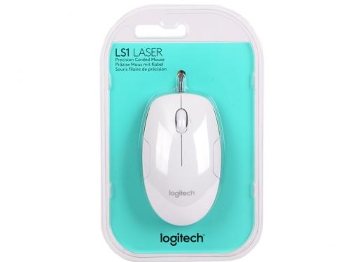 Мышь (910-003745) Logitech M150/LS1 Laser Mouse Coconut