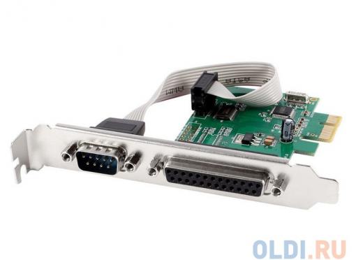Контроллер Orient XWT-PE1S1PV2, PCI-E to COM 1-port + LPT 1-port (WCH CH382) oem