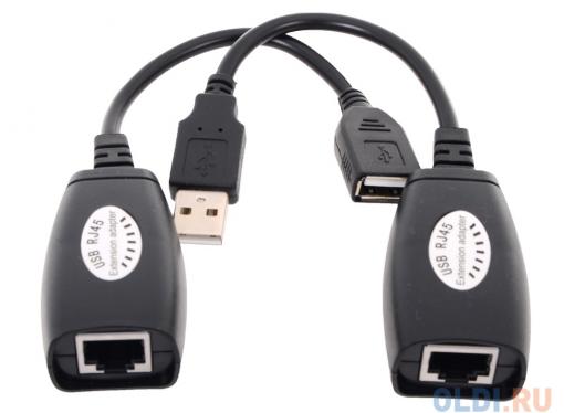 Адаптер USB-AMAF/RJ45, по витой паре до 45m , VCOM (CU824)