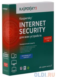 Программное обеспечение Kaspersky Internet Security Multi-Device Russian Edition. 3-Device 1 year Base Box (KL1941RBCFS)