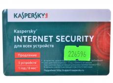 Программное обеспечение Kaspersky Internet Security Multi-Device Russian Edition. 5-Device 1 year Renewal Card  (KL1941ROEFR)