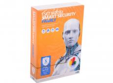 Антивирус ESET NOD32 Smart Security FAMILY - лицензия на 1 год на 5 устройств