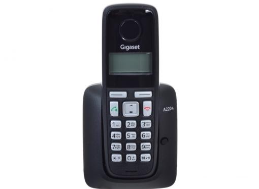 Телефон Gigaset А220A Black (DECT, автоответчик)
