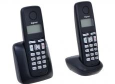 Телефон Gigaset А120 Duo Black (DECT, две трубки)
