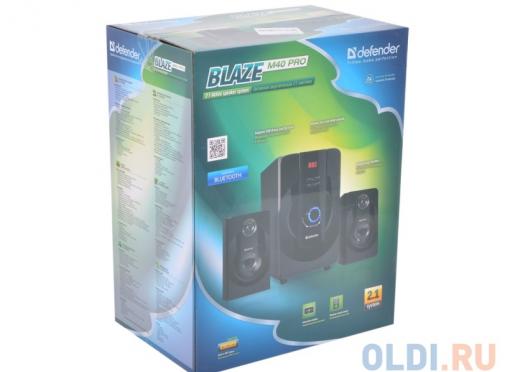Колонки Defender Blaze M40 PRO Bluetooth MP3, SD/USB, дер. кор 20+2*10W