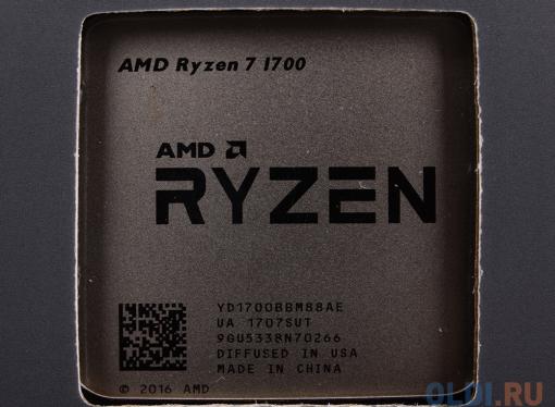 Процессор AMD Ryzen 7 BOX 65W, 8/16, 3.7Gh, 20MB, AM4 (YD1700BBAEBOX)