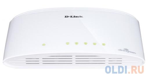 Коммутатор D-Link DGS-1005D/I2A Неуправляемый коммутатор с 5 портами 10/100/1000Base-T и функцией энергосбережения