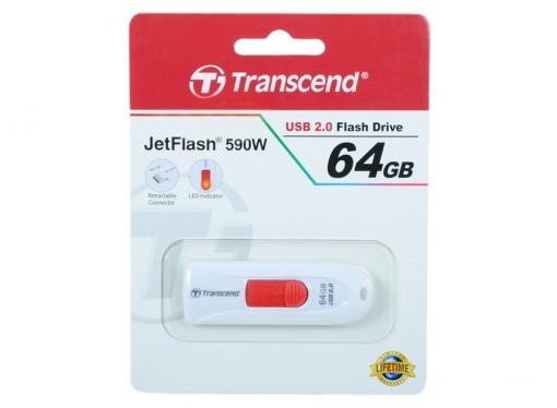 USB флешка Transcend 590 64GB (TS64GJF590W)