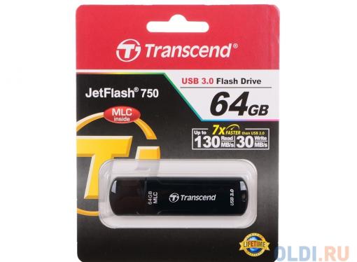 USB флешка Transcend 750 64GB (TS64GJF750K)