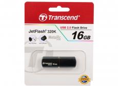 Флешка USB 16Gb Transcend JetFlash 320K TS16GJF320K черный