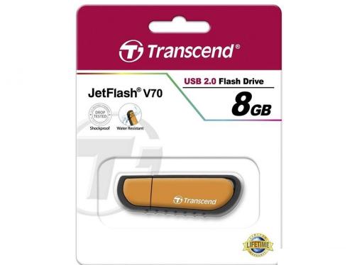 Внешний накопитель 8GB Transcend JetFlash V70 (USB 2.0) (TS8GJFV70-VP)