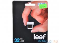 Внешний накопитель 32GB USB Drive (USB 2.0) Leef SURGE White