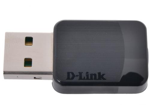 Беспроводной Wi-Fi адаптер D-Link DWA-171/RU/A1A 802.11bgn, 150/433Mbps, 2.4/5GHz, USB