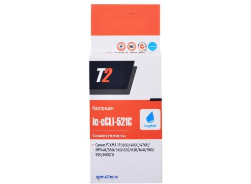 Картридж T2 IC-CCLI-521C Cyan (с чипом)