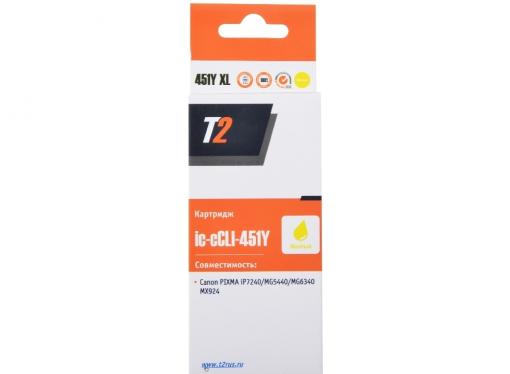 Картридж T2 CCLI-451Y XL (с чипом)