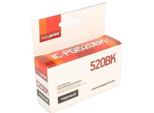 Картридж EasyPrint IC-PGI520BK для Canon PIXMA iP4700/MP540/620/980/MX860. Чёрный. 324 страниц. с чипом