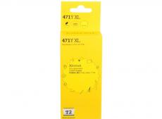Картридж T2 IC-CCLI-471Y XL для Canon PIXMA MG5740/6840/7740/TS5040/6040/8040. Жёлтый. С чипом.