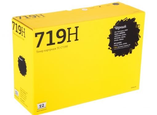 Картридж T2 TC-C719H (аналог С719H, CE505X) для Canon i-SENSYS LBP6300/6650/MF5840/5880/HP LJ P2055 (6500 стр.) с чипом