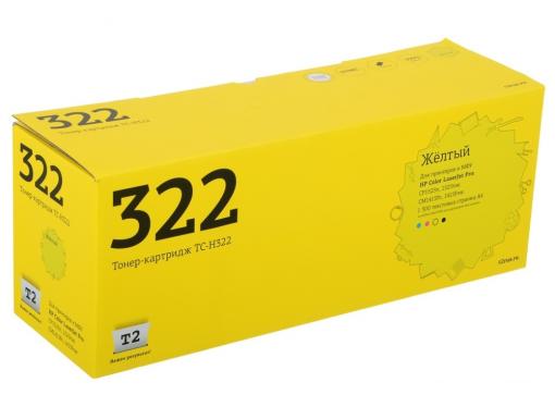 Картридж T2 TC-H322 (аналог CE322A) для HP Color LaserJet Pro CP1525n/CM1415fn (1300 стр.) Желтый, с чипом