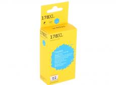 Картридж T2 IC-H323 №178XL (аналог CB323HE) для HP Deskjet 3070A/Photosmart 6510/7510/B110/C8583, голубой, с чипом