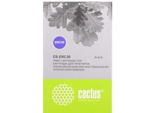 Картридж Cactus CS-ERC30 для Epson ERC 30/34/38 черный