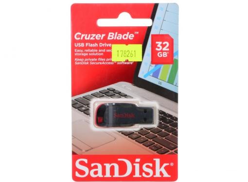 USB флешка SanDisk Cruzer Blade 32GB (SDCZ50-032G-B35)
