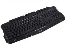 Клавиатура игровая Gembird KB-G11L, 3 различные подсветки, 10 доп. клавиш