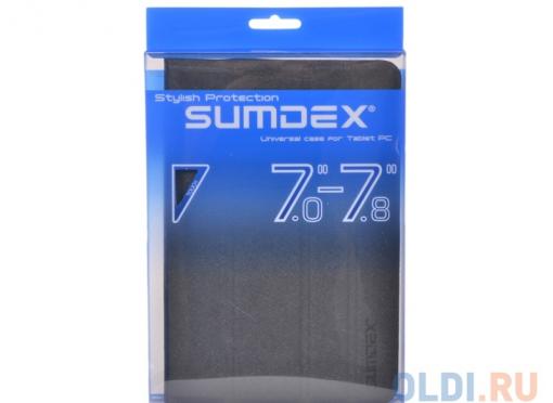 Чехол SUMDEX TCH-704 BK Чехол для планшета 7-7,8