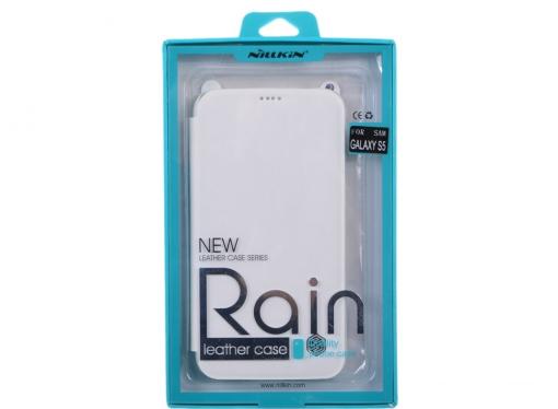 Чехол для смартфона Samsung GALAXY S5 (G900) Nillkin Rain Series Leather Case Белый