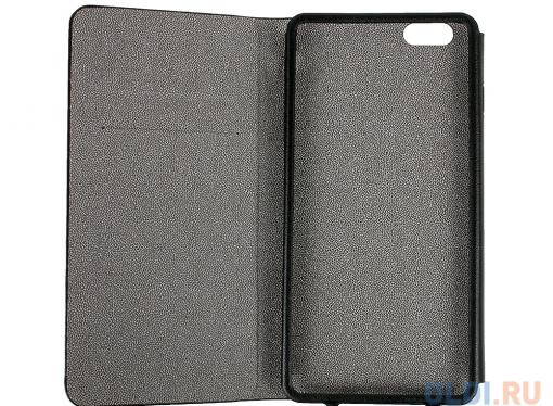 Чехол-книжка Ozaki OC582BK O!coat  Aim+ для iPhone 6 Plus с дополнительным отделением для кредитки или пропуска. Цвет: черный.