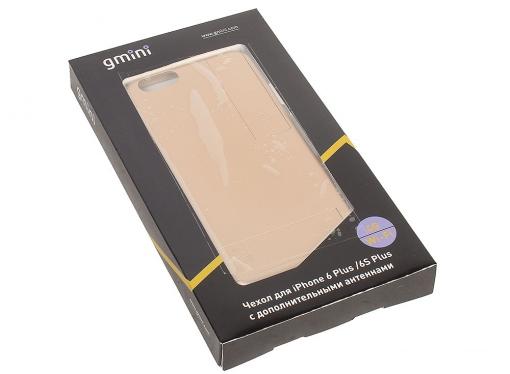 Чехол с дополнительными антеннами Gmini GM-AC-IP6PLG, для iPhone 6 Plus/6S Plus, для улучшения качества 4G и Wi-Fi сигнала, Золотой