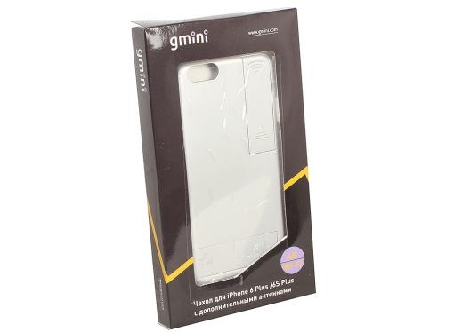 Чехол с дополнительными антеннами Gmini GM-AC-IP6PSR, для iPhone 6 Plus/6S Plus, для улучшения качества 4G и Wi-Fi сигнала, Серебристый