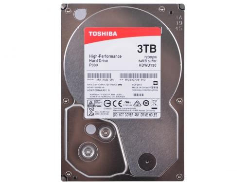Жесткий диск 3Tb Toshiba P300 HDWD130UZSVA High-Performance SATA III (3,5