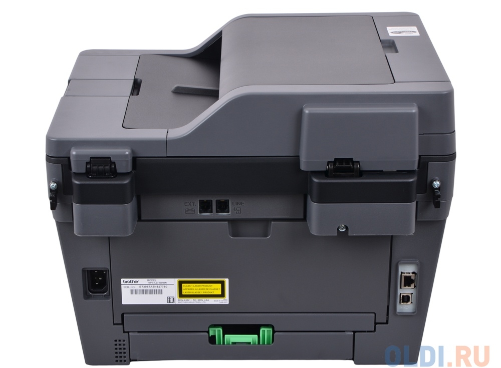 МФУ лазерное Brother MFC-L2740DWR, лазерный, принтер/ сканер/ копир/ факс, A4, 30стр/мин, дуплекс, ADF, двухст. однопр. сканер, 64Мб, USB, LAN, WiFi
