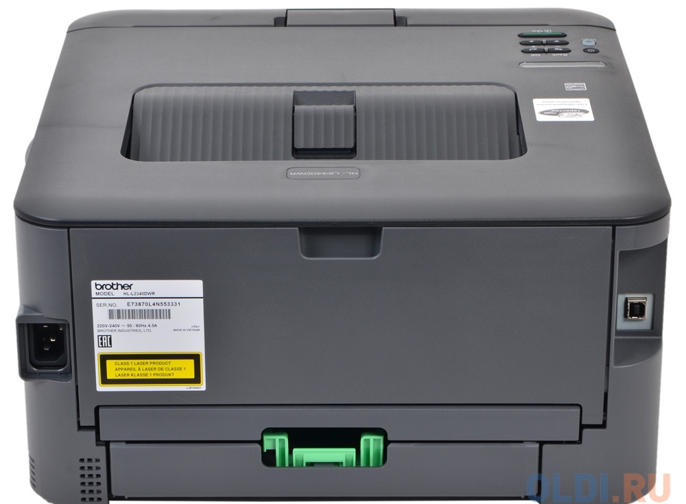 Принтер Brother HL-L2340DWR лазерный, A4, 26стр/мин, дуплекс, 32Мб, USB, WiFi