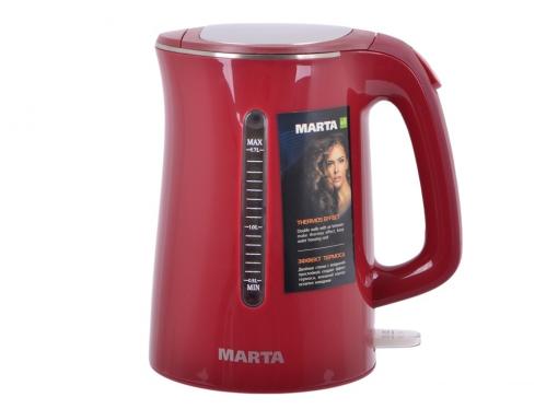 Чайник электрический MARTA MT-1065 бургунди