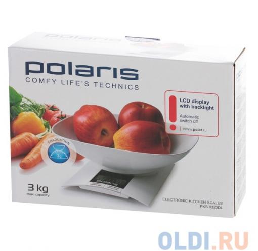 Электронные кухонные весы POLARIS PKS 0323DL
