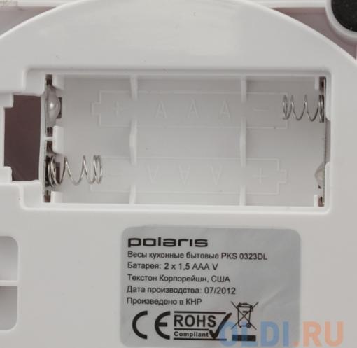 Электронные кухонные весы POLARIS PKS 0323DL