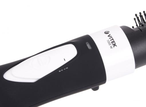 Фен-щетка Vitek VT-2510 1000 чёрный белый