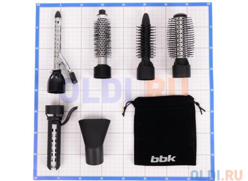 Фен-щетка BBK BHC1001 черный/серебро