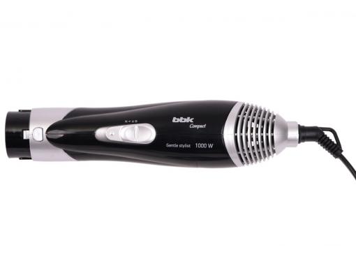 Фен-щетка BBK BHC1001 черный/серебро
