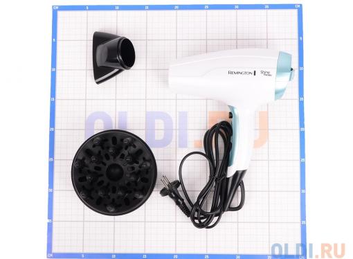 Фен REMINGTON D5216 Shine Therapy,2300Вт,диффуз.,концентр.,иониз.,белый